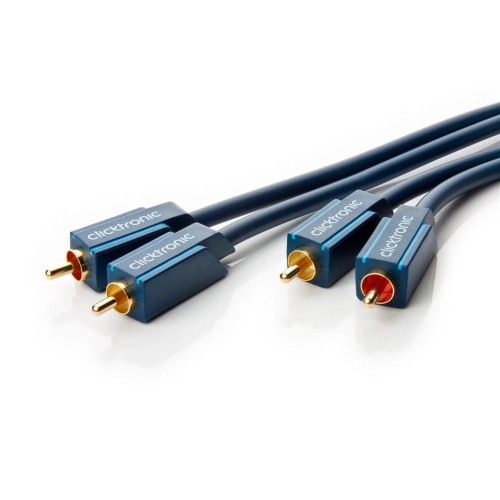 CLICKTRONIC (2 M.), RCA SIGNALINIS KOAKSIALINIS AUDIO KABELIS