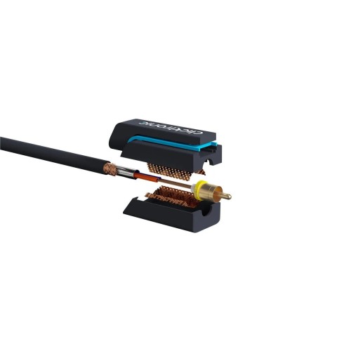 CLICKTRONIC (2 M.), RCA SIGNALINIS KOAKSIALINIS AUDIO KABELIS