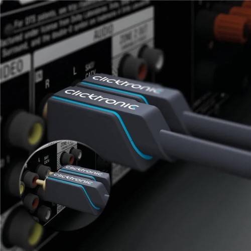 CLICKTRONIC (2 M.), RCA SIGNALINIS KOAKSIALINIS AUDIO KABELIS