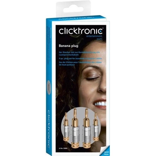 CLICKTRONIC ADVANCED, BANANA TIPO KABELIO JUNGTYS CLICKTRONIC ADVANCED, BANANA TIPO KABELIO JUNGTYS