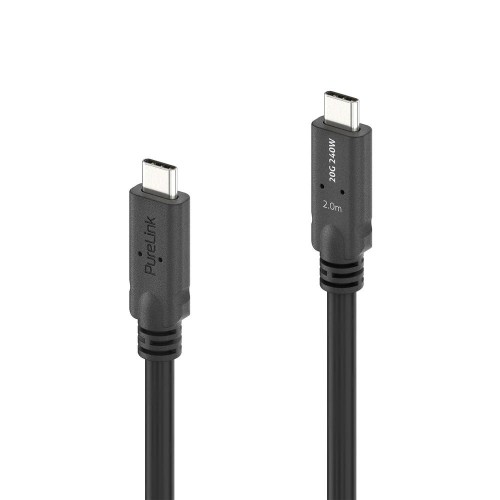 PI6600-020 USB-C Į USB-C KABELIS SU E-MARKER USB4 GEN2X2 20GBPS, 240W - PUREINSTALL 2M PI6600-020 USB-C Į USB-C KABELIS SU E-MARKER USB4 GEN2X2 20GBPS, 240W - PUREINSTALL 2M
