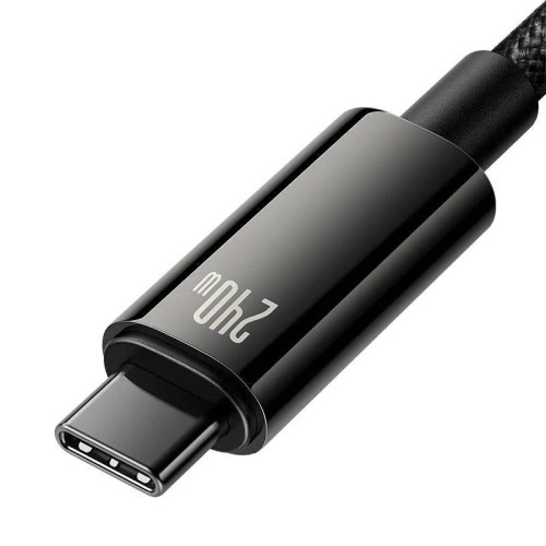 BASEUS TUNGSTEN GOLD 240W, USB-C - USB-C, 1M KABELIS BASEUS TUNGSTEN GOLD 240W, USB-C - USB-C, 1M KABELIS