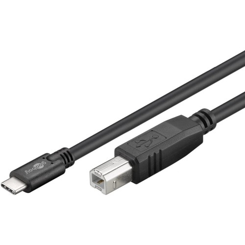 GOOBAY USB-C™ TO B, KABELIS-ADAPTERIS 1M GOOBAY USB-C™ TO B, KABELIS-ADAPTERIS 1M