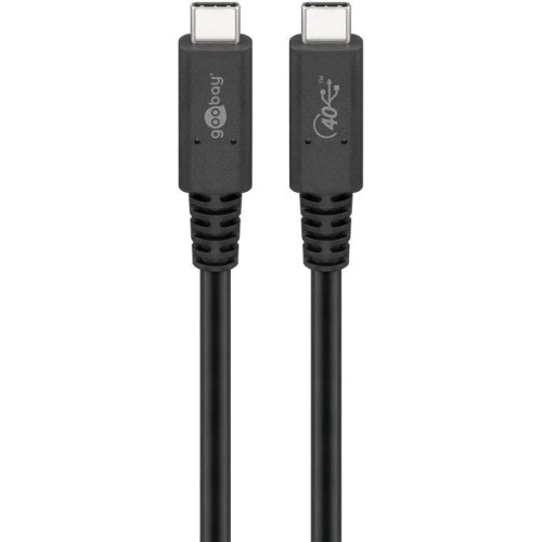 GOOBAY USB-C™ CABLE USB4™ GENERATION 3X2, SIGNALINIS USB-C KABELIS GOOBAY USB-C™ CABLE USB4™ GENERATION 3X2, SIGNALINIS USB-C KABELIS