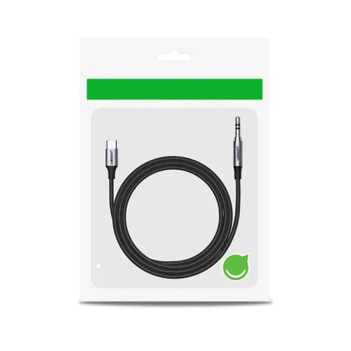 UGREEN CM450, (1 M.) USB-C - AUX 3.5MM SIGNALINIS KABELIS UGREEN CM450, (1 M.) USB-C - AUX 3.5MM SIGNALINIS KABELIS