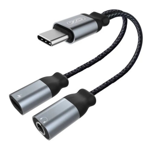 XO VN-30038, USB-C Į USB-C + 3.5MM KABELIS-ADAPTERIS XO VN-30038, USB-C Į USB-C + 3.5MM KABELIS-ADAPTERIS