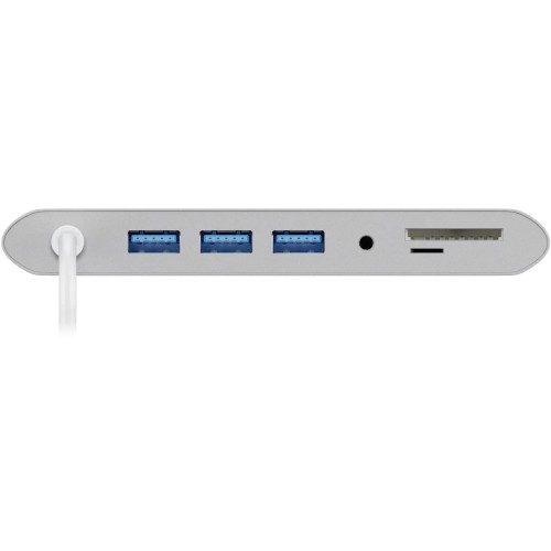 GOOBAY USB-C™ ALUMINIUM MULTIPORT, USB ADAPTERIS GOOBAY USB-C™ ALUMINIUM MULTIPORT, USB ADAPTERIS