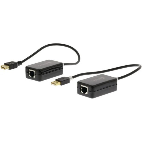 ILGIKLIS USB A KIŠTUKAS - USB A LIZDAS PER UTP KABELĮ (IKI 50M)