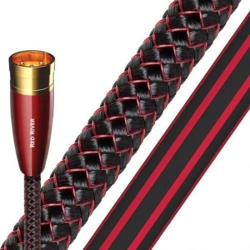 AUDIOQUEST RED RIVER, XLR TARPBLOKINIS KABELIS AUDIOQUEST RED RIVER, XLR TARPBLOKINIS KABELIS
