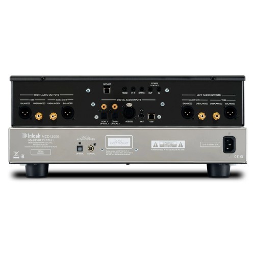 MCINTOSH MCD12000, 2-JŲ KANALŲ SACD/CD GROTUVAS SU DAC