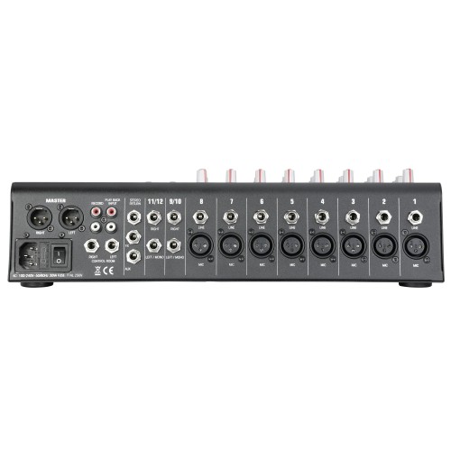 AUDIOPHONY MPX12 MIKŠERINIS PULTAS SU BLUETOOTH, USB, SD GROTUVU 12-KOS KANALŲ AUDIOPHONY MPX12 MIKŠERINIS PULTAS SU BLUETOOTH, USB, SD GROTUVU 12-KOS KANALŲ