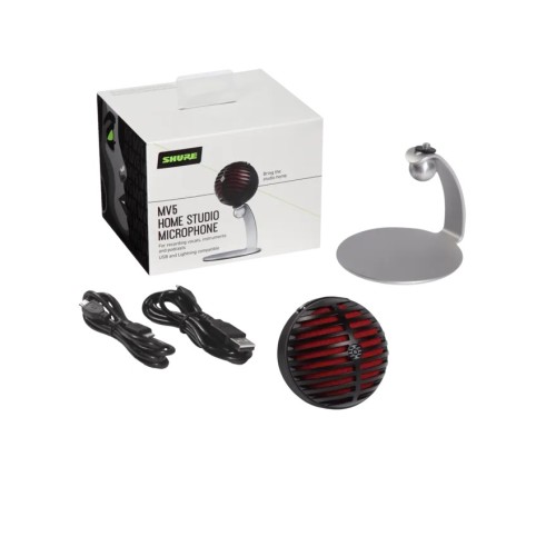 SHURE MV5, MIKROFONAS SU SKAITMENINIU KONDENSATORIUMI