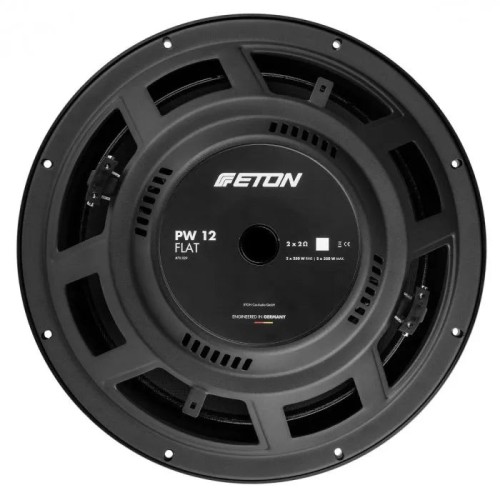 ETON, PW12FLAT, 30CM ŽEMŲ DAŽNIŲ GARSIAKALBIS ETON, PW12FLAT, 30CM ŽEMŲ DAŽNIŲ GARSIAKALBIS