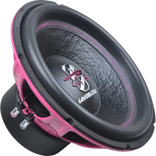 GROUND ZERO GZIW 12SPL PINK, AUTOMOBILINIS ŽEMŲ DAŽNIŲ GARSIAKALBIS