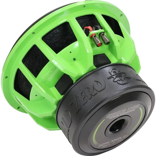 GROUND ZERO GZHW 30XSPL-D1 GREEN, SPL AUTOMOBILINIS ŽEMŲ DAŽNIŲ GARSIA