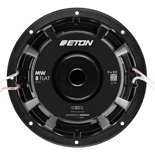 ETON, MW8FLAT, 20CM ŽEMŲ DAŽNIŲ GARSIAKALBIS