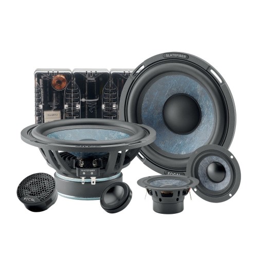 FOCAL SLATEFIBER 165 SF3, 3-JŲ JUOSTŲ KOMPONENTINIAI GARSIAKALBIAI, 80 W RMS