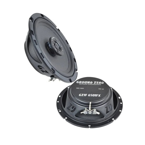GARSIAKALBIAI GROUND ZERO IRIDIUM GZIF 6501FX, 110W, KOAKSIALINIAI, 16.5CM, 2-JŲ JUOSTŲ