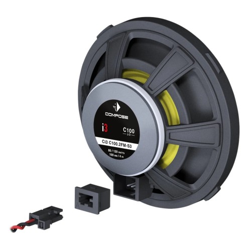 HELIX COMPOSE CI3 C100.2FM-S3, 120W, 10CM KOAKSIALINIAI GARSIAKALBIAI HELIX COMPOSE CI3 C100.2FM-S3, 120W, 10CM KOAKSIALINIAI GARSIAKALBIAI