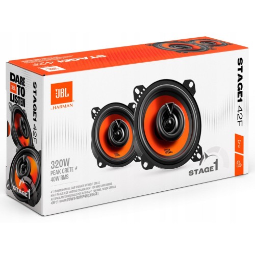 JBL STAGE1 42F, 10 CM KOAKSIALINIAI GARSIAKALBIAI JBL STAGE1 42F, 10 CM KOAKSIALINIAI GARSIAKALBIAI