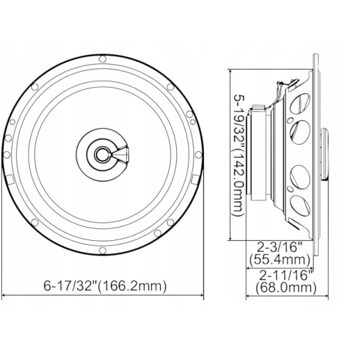 JBL STAGE1 62F, 16.5 CM KOAKSIALINIAI GARSIAKALBIAI JBL STAGE1 62F, 16.5 CM KOAKSIALINIAI GARSIAKALBIAI