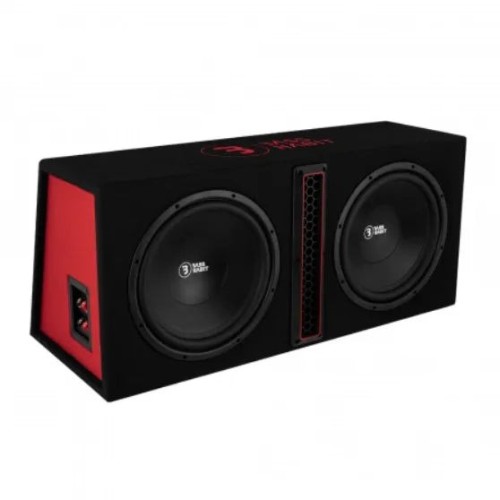 BASS HABIT PLAY 212 2X12TUM, 600W AUTOMOBILINIAI ŽEMŲ DAŽNIŲ GARSIAKALBIAI KORPUSE