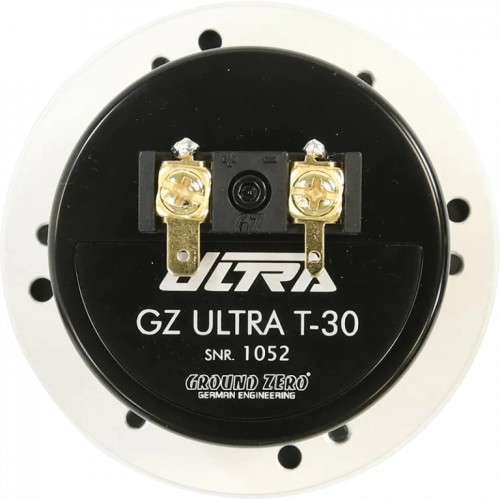 GROUND ZERO GZ ULTRA T-30, 3 CM AUTOMOBILINIS AUKŠTŲ DAŽNIŲ GARSIAKALBIS GROUND ZERO GZ ULTRA T-30, 3 CM AUTOMOBILINIS AUKŠTŲ DAŽNIŲ GARSIAKALBIS