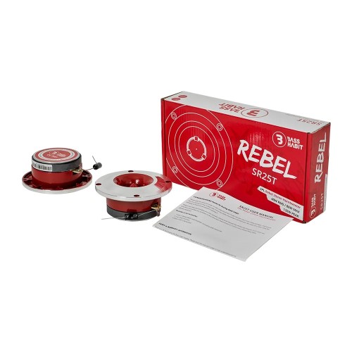 BASS HABIT REBEL SR25T, AUTOMOBILINIAI AUKŠTŲ DAŽNIŲ GARSIAKALBIAI BASS HABIT REBEL SR25T, AUTOMOBILINIAI AUKŠTŲ DAŽNIŲ GARSIAKALBIAI