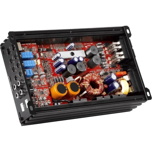 GROUND ZERO GZHA MINI FOUR, 640W 4 KANALŲ D KLASĖS KOMPAKTIŠKAS GARSO STIPRINTUVAS