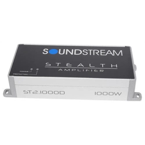 SOUNDSTREAM ST2.1000D, 2-JŲ KANALŲ MARINE GARSO STIPRINTUVAS 1000W
