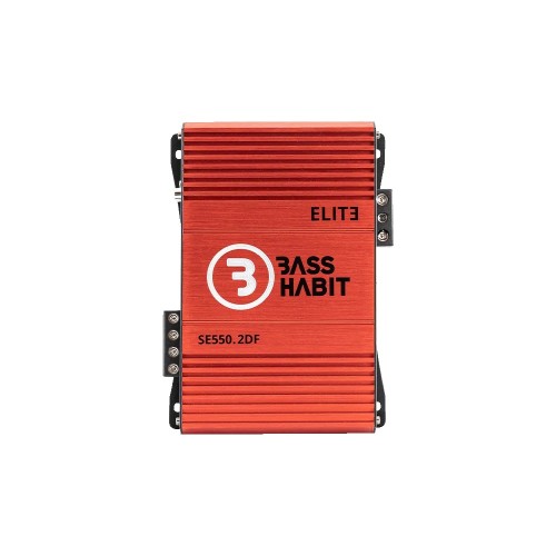BASS HABIT SPL ELITE 550.2DF, 2-JŲ KANALŲ AUTOMOBILINIS GARSO STIPRINTUVAS BASS HABIT SPL ELITE 550.2DF, 2-JŲ KANALŲ AUTOMOBILINIS GARSO STIPRINTUVAS