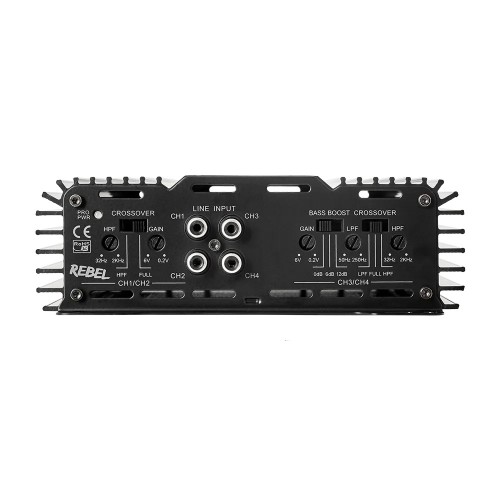 BASS HABIT REBEL RA800W, 4-RIŲ KANALŲ AUTOMOBILINIS GARSO STIPRINTUVAS BASS HABIT REBEL RA800W, 4-RIŲ KANALŲ AUTOMOBILINIS GARSO STIPRINTUVAS