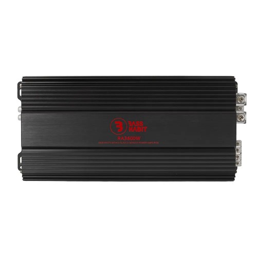 BASS HABIT REBEL RA3600W, MONO AUTOMOBILINIS GARSO STIPRINTUVAS