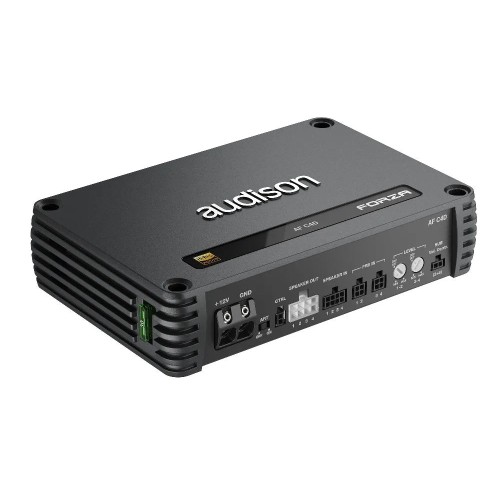 AUDISON FORZA AF C4D, 4-IŲ KANALŲ AUTOMOBILINIS GARSO STIPRINTUVAS, 600 W