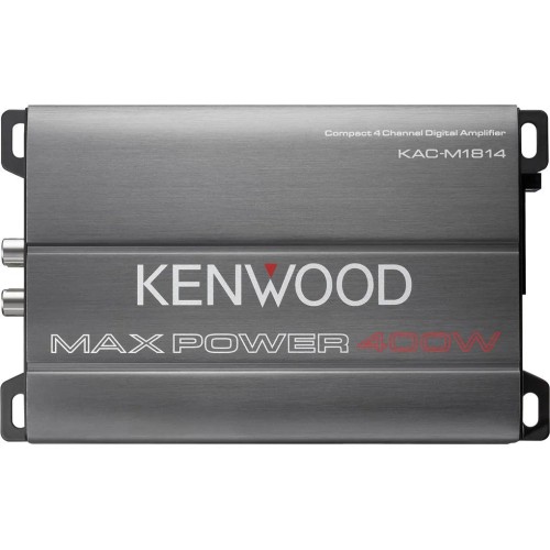 KENWOOD, KAC-M1814, 4-KANALŲ AUTOMOBILINIS STIPRINTUVAS 4X45W KENWOOD, KAC-M1814, 4-KANALŲ AUTOMOBILINIS STIPRINTUVAS 4X45W