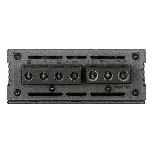 AXTON, A201 2-KANALU AUTOMOBILINIS GARSO STIPRINTUVAS, 2X150W