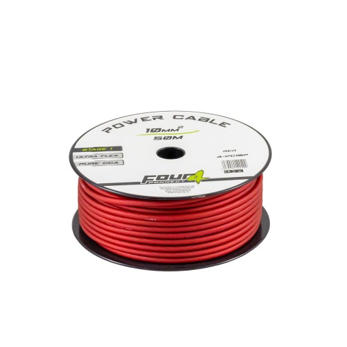 FOUR CONNECT 4-PC10P MAITINIMO LAIDAS 10MM2 RAUDONAS 50M