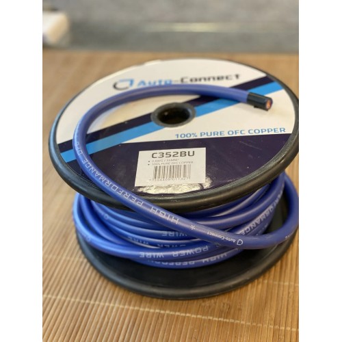 AUTO CONNECT 2 AWG / 35MM2 C352BU (100% OFC), MAITINIMO LAIDAS AUTO CONNECT 2 AWG / 35MM2 C352BU (100% OFC), MAITINIMO LAIDAS