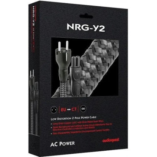 AUDIOQUEST NRG Y2, MAITINIMO KABELIS AUDIOQUEST NRG Y2, MAITINIMO KABELIS
