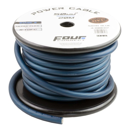 FOUR CONNECT 4-800317 STAGE3 50MM2 SATIN BLUE S-TOFC VIRTAKABELIS