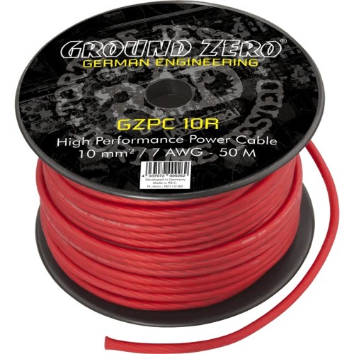 MAITINIMO LAIDAS 10 MM² GROUND ZERO GZPC 10R