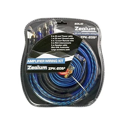 ZEALUM, ZPK-20S2 LAIDŲ RINKINYS GARSO STIPRINTUVUI, 20MM²