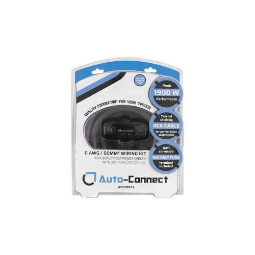 AUTO CONNECT 0 AWG / 50MM2, LAIDŲ RINKINYS AUTO CONNECT 0 AWG / 50MM2, LAIDŲ RINKINYS
