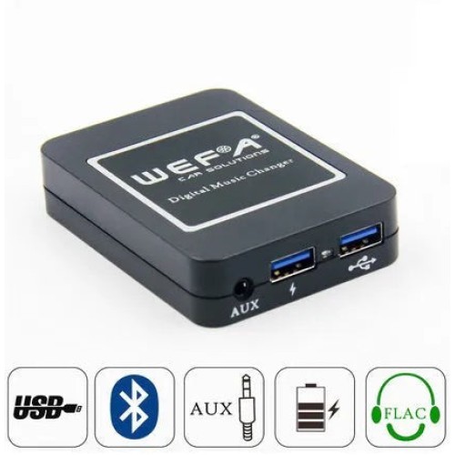 WEFA, 14BT, USB/BT ADAPTERIS PEUGEOT, CITROEN RD4 WEFA, 14BT, USB/BT ADAPTERIS PEUGEOT, CITROEN RD4