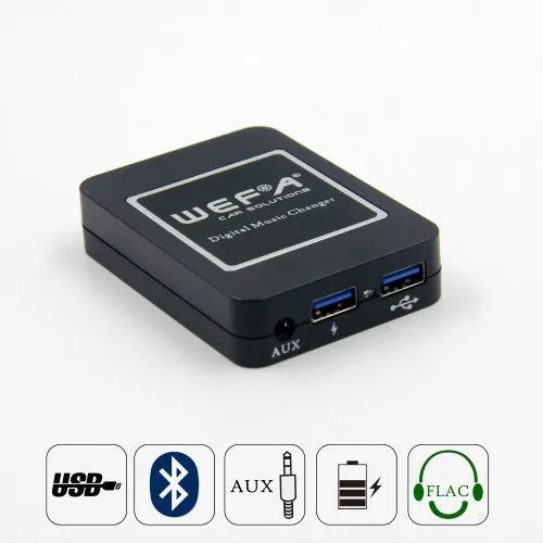 WEFA AUDI MP3/SD/BLUETOOTH, ADAPTERIS
