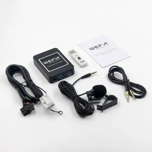 WEFA AUDI MP3/SD/BLUETOOTH, ADAPTERIS