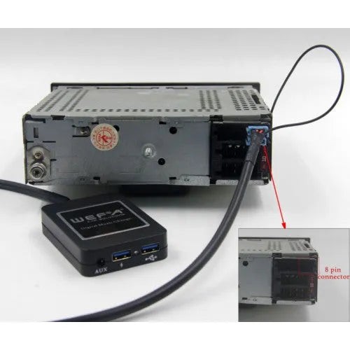WEFA VW USB/SD/BLUETOOTH, 8PIN ADAPTERIS