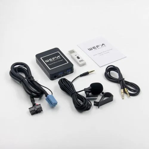 WEFA AUDI CHORUS 2, 8PIN ADAPTERIS SU BLUETOOTH, AUX, USB