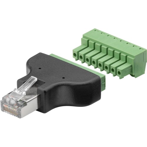 GOOBAY TERMINAL BLOCK 8-PIN > RJ45 MALE (8P8C), ADAPTERIS