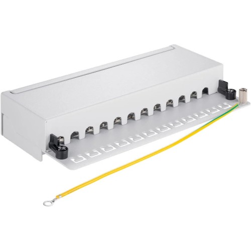GOOBAY CAT 6 MINI/DESKTOP PATCH PANEL, 12 JUNGČIŲ BLOKAS GOOBAY CAT 6 MINI/DESKTOP PATCH PANEL, 12 JUNGČIŲ BLOKAS
